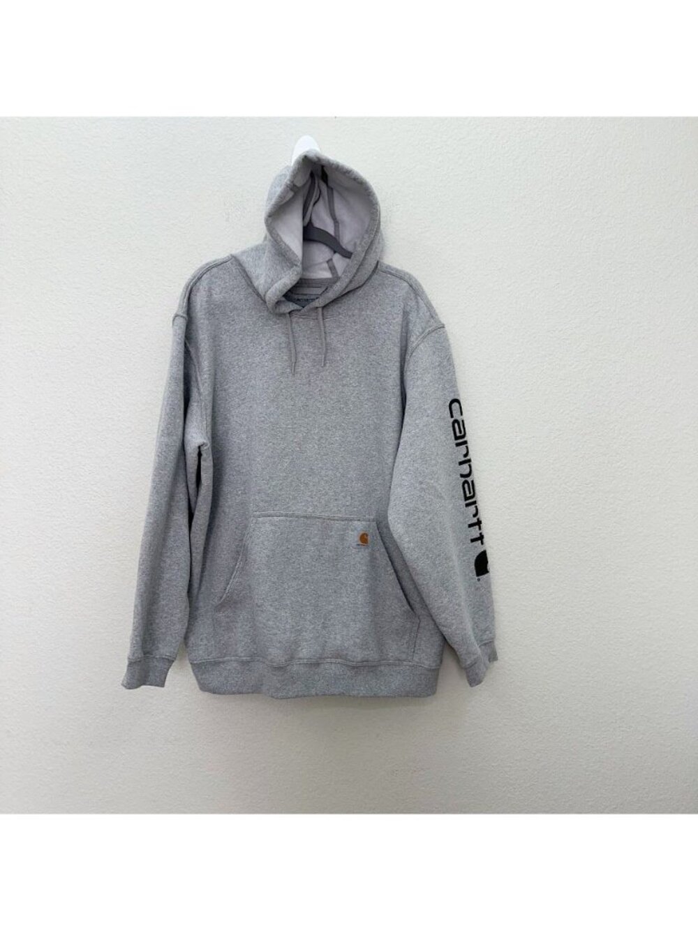 Carhartt Loose Fit Midweight Logo Sleeve Graphic Sweatshirt Hoodie Mens size XL